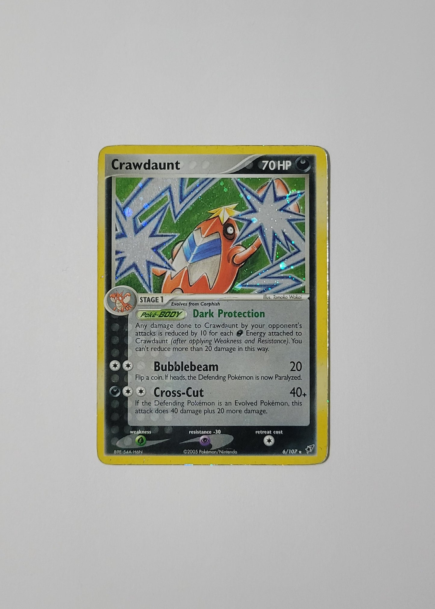 Crawdaunt 6/107 (Holo) - EX Deoxys