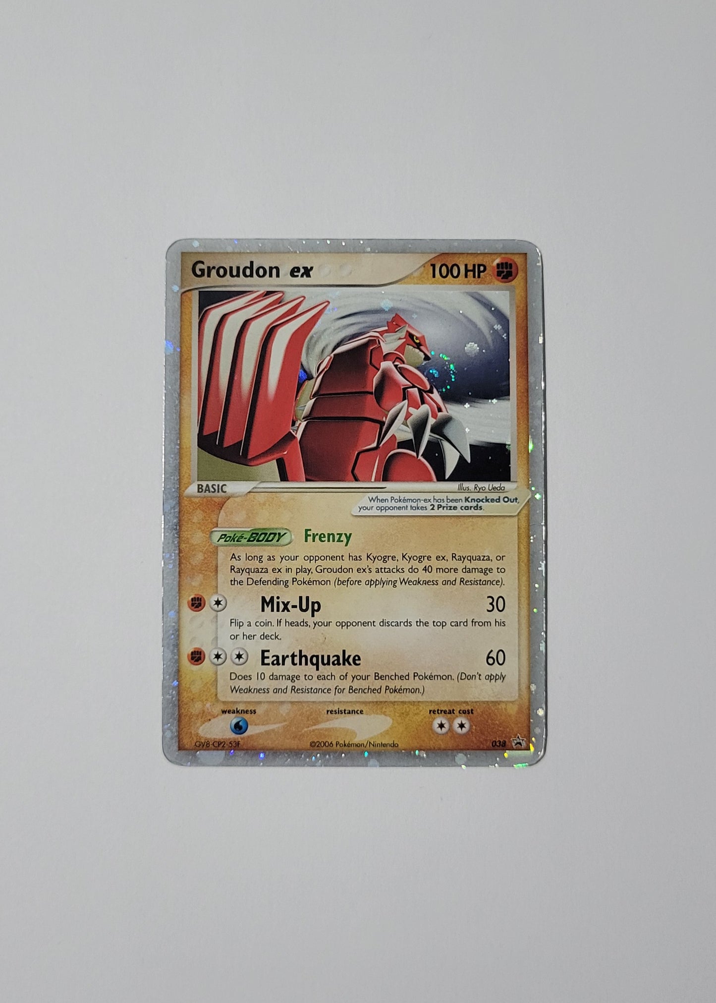 Groudon ex 038 - Black Star Promo