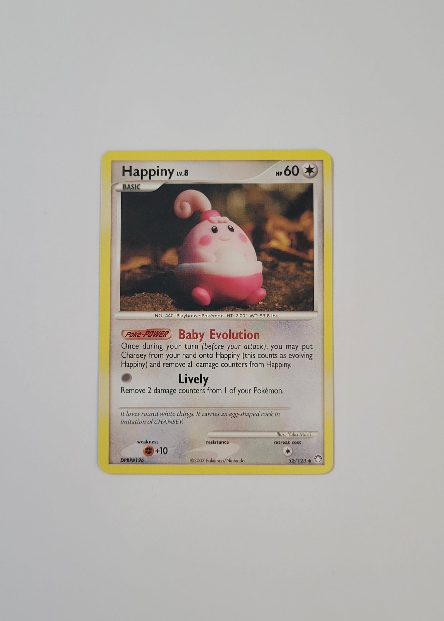 Happiny LV.8 52/123 - Mysterious Treasures