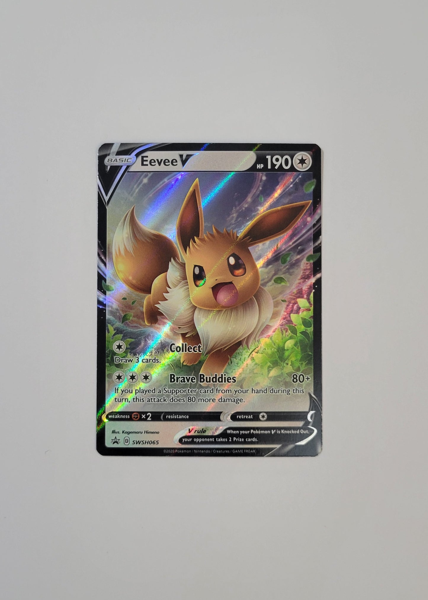 Eevee V SWSH065 - Black Star Promo