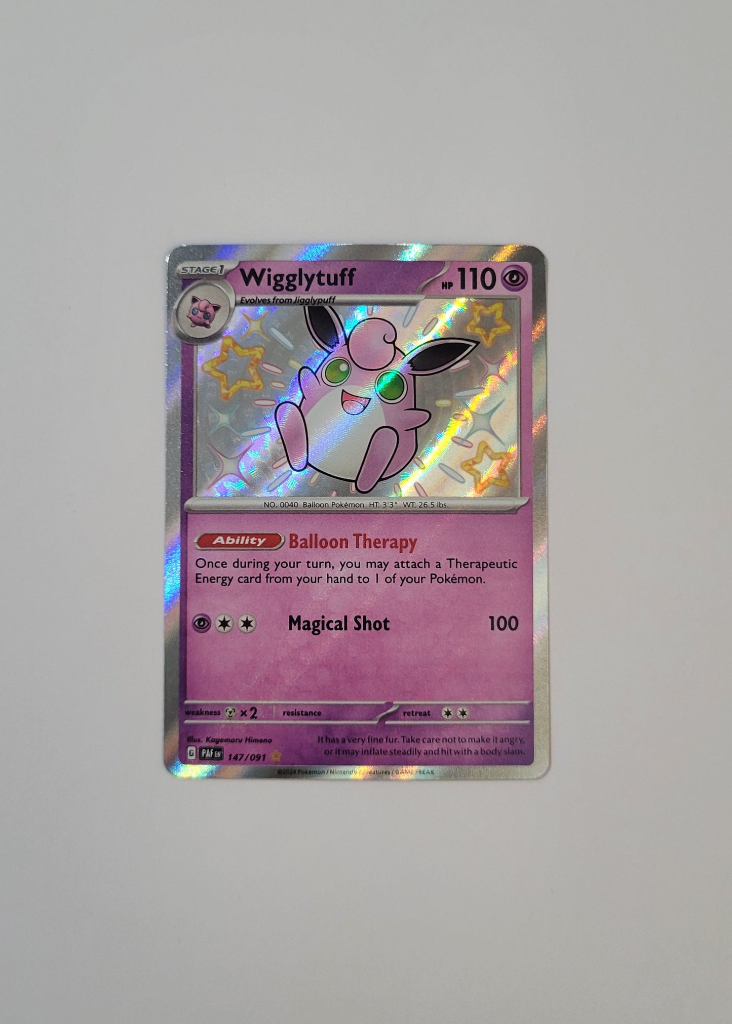 Wigglytuff 147/091 - Paldean Fates