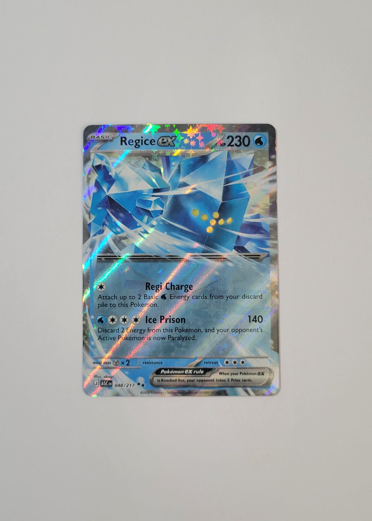 Regice ex 048/217 - Ascended Heroes