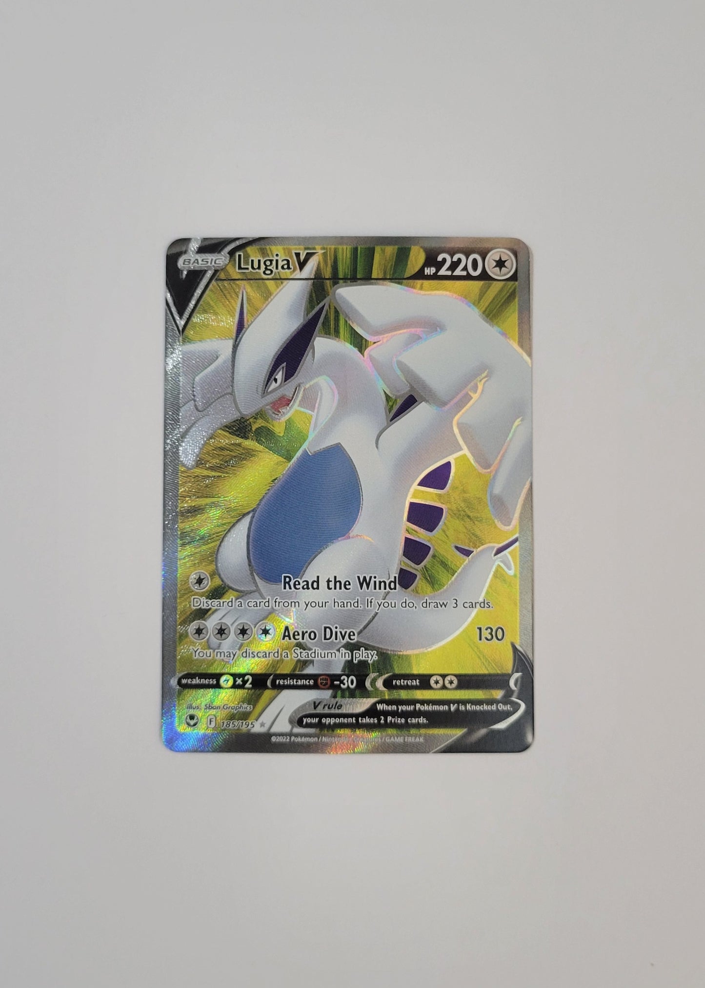 Lugia V 185/195 - Silver Tempest