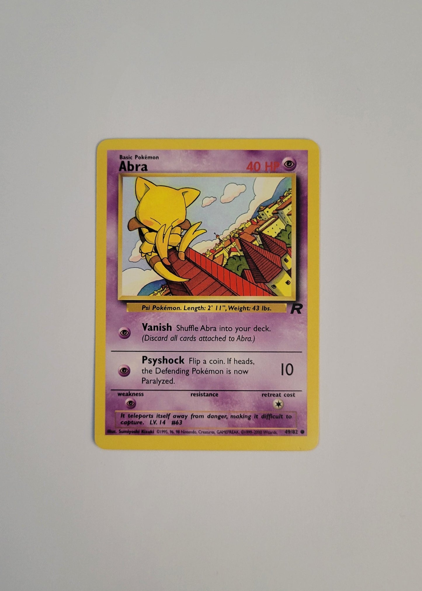 Abra 49/82 - Team Rocket