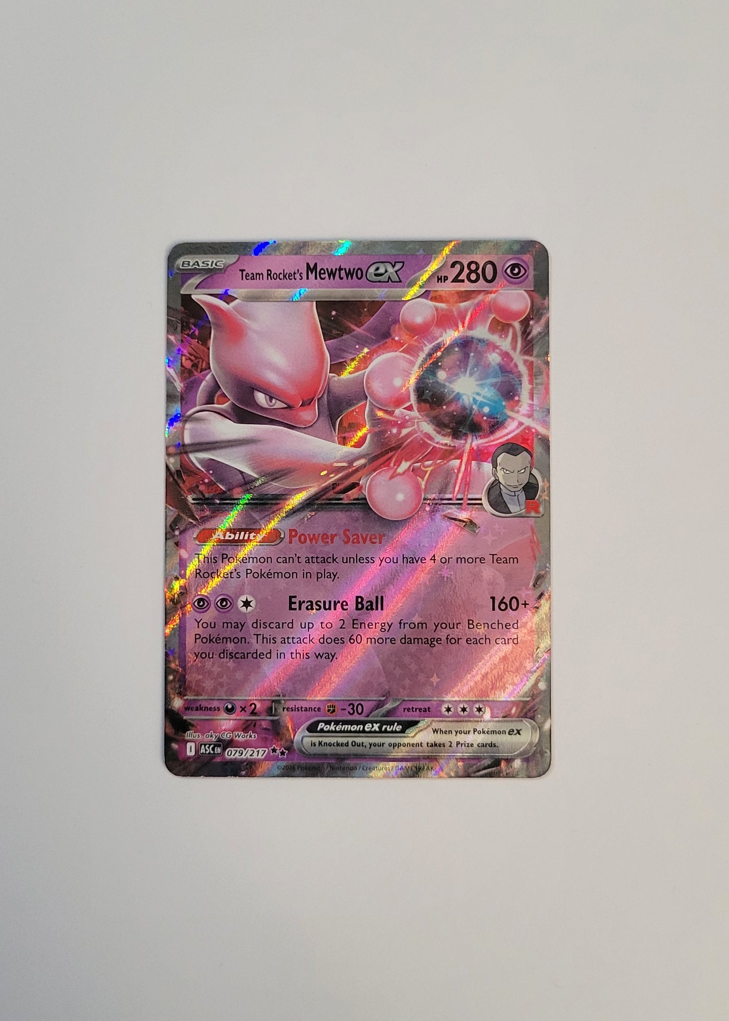 Team Rocket's Mewtwo ex 079/217 - Ascended Heroes