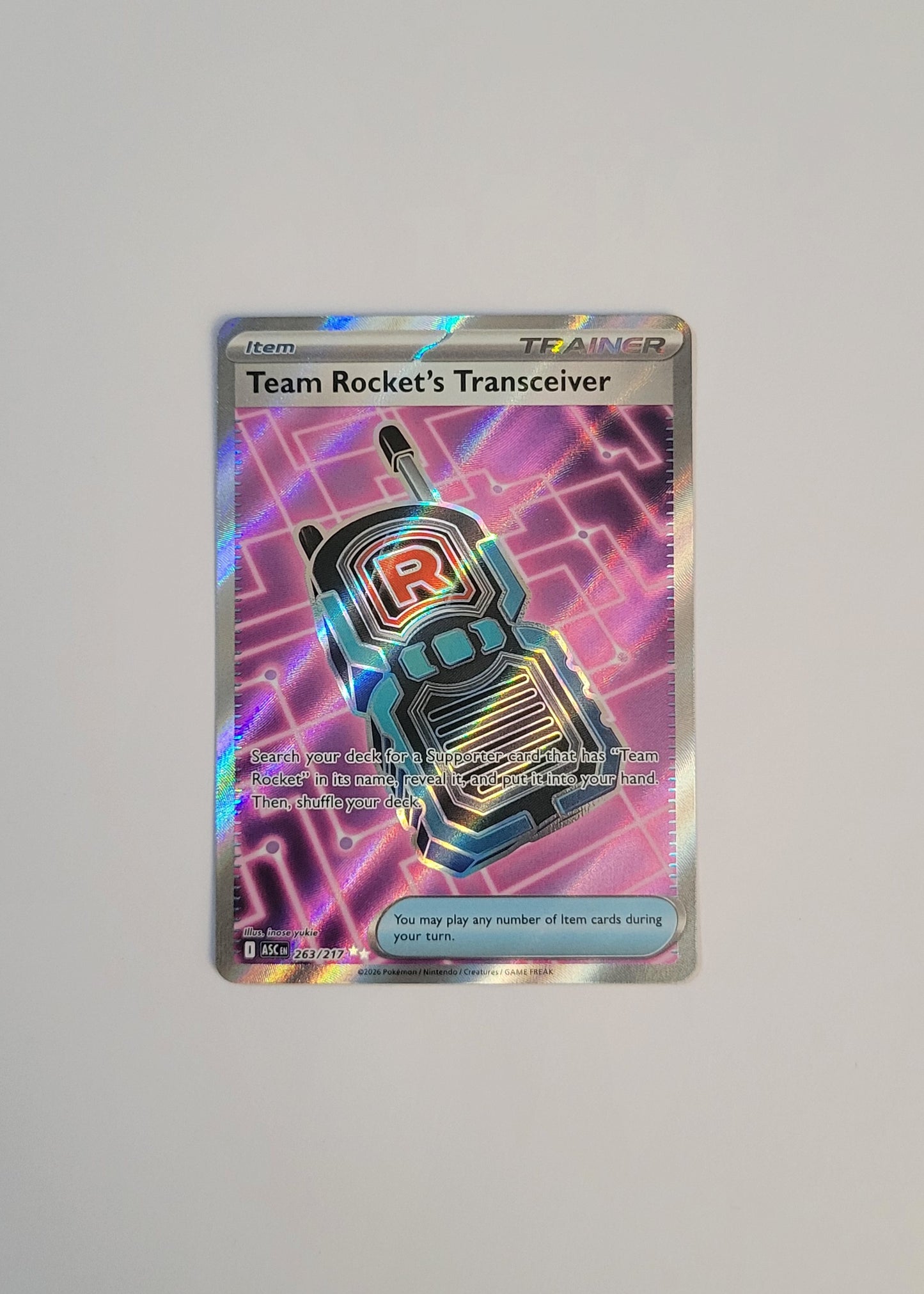 Team Rocket's Transceiver 263/217 - Ascended Heroes