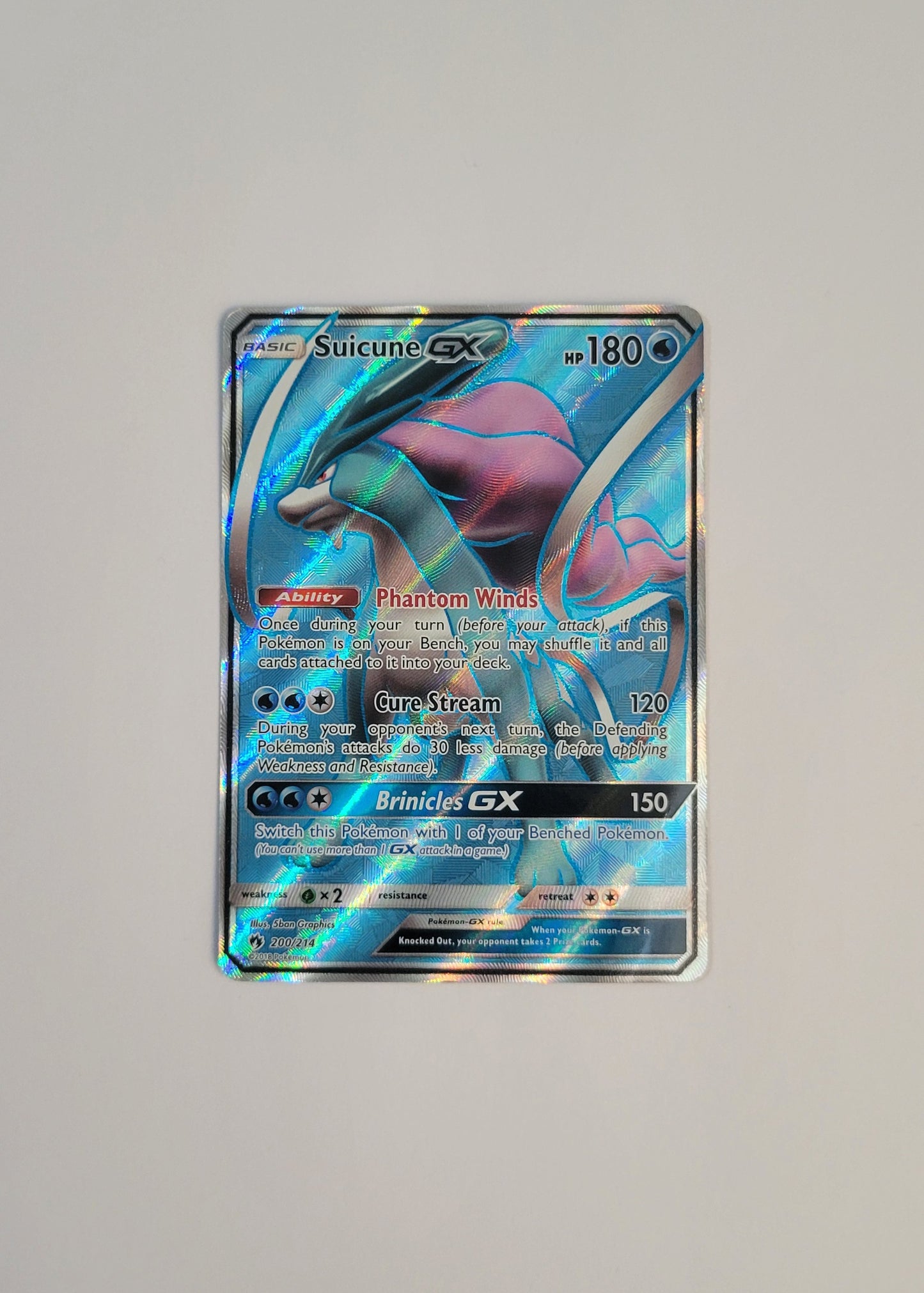 Suicune GX 200/214 - Lost Thunder