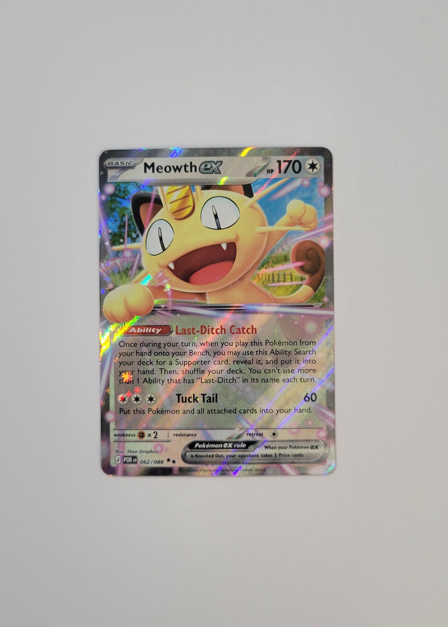 Meowth ex 062/088 - Perfect Order