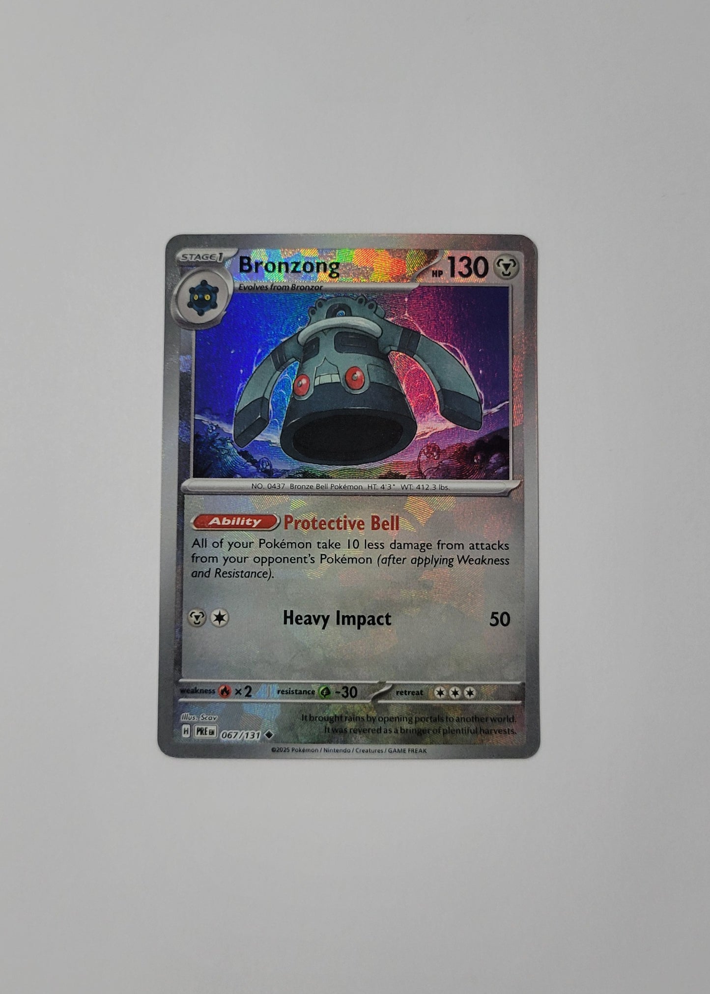 Bronzong 067/131 (Master Ball) - Prismatic Evolutions