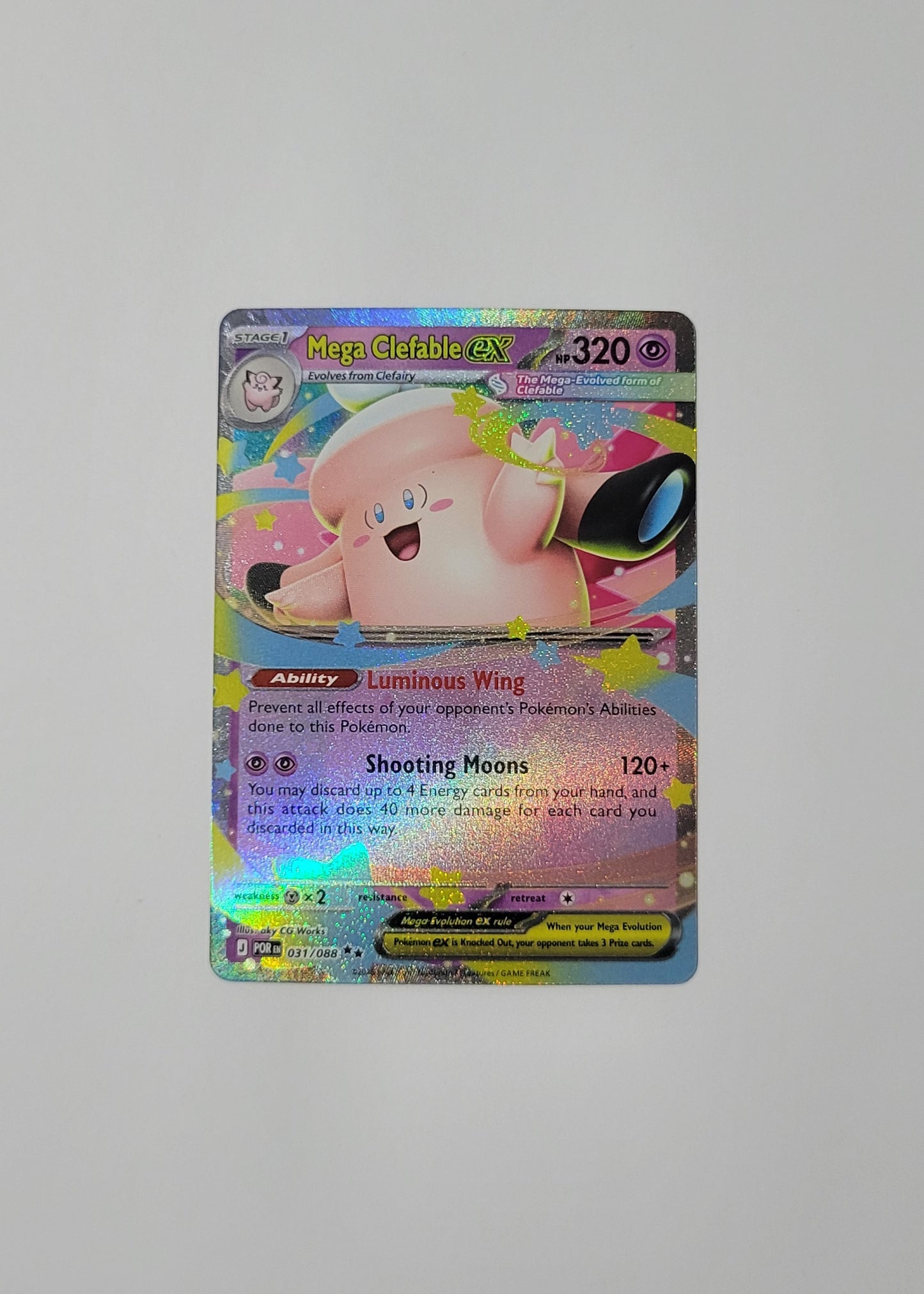 Mega Clefable ex 031/088 - Perfect Order