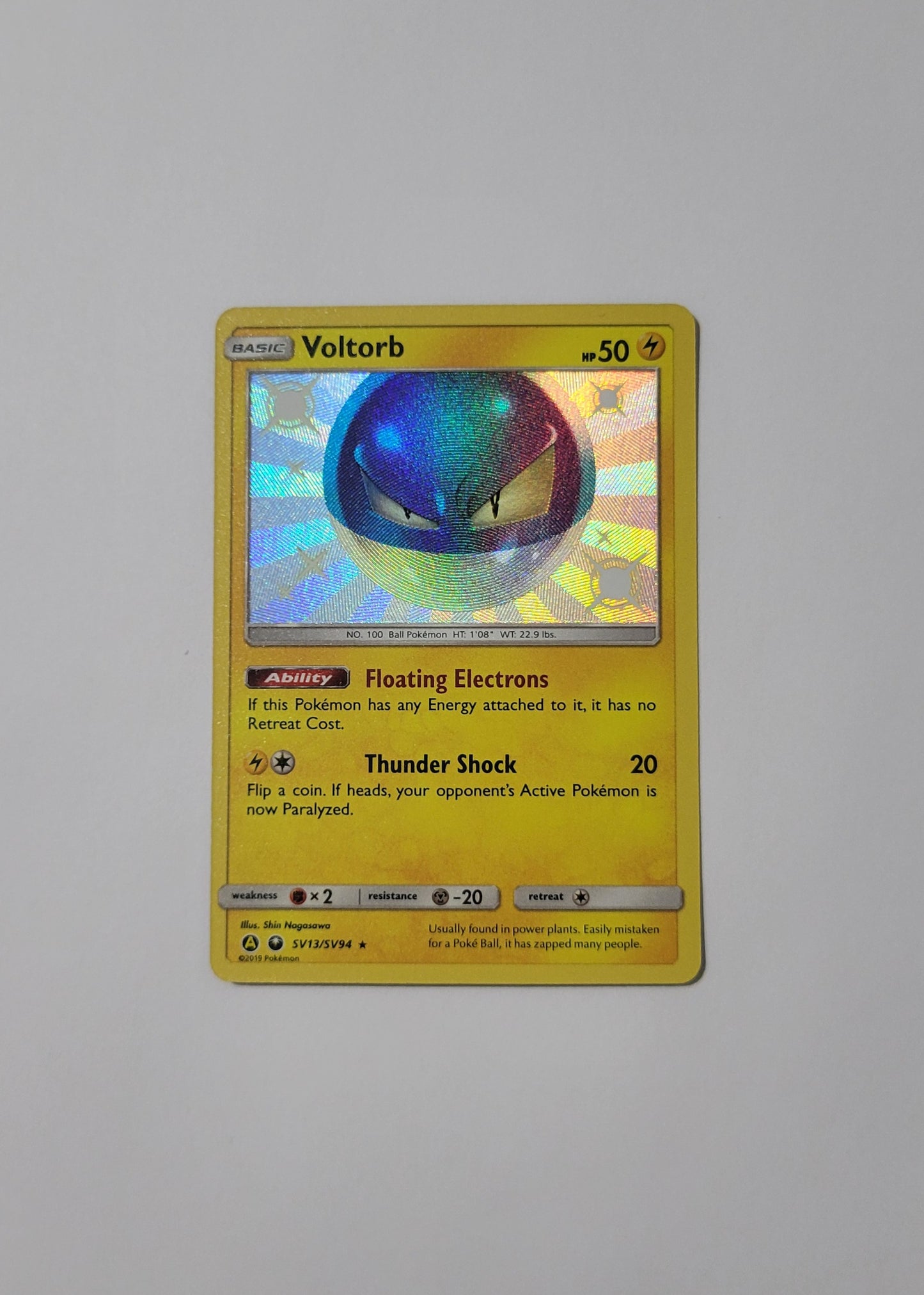 Voltorb SV13/SV94 - Hidden Fates: Shiny Vault