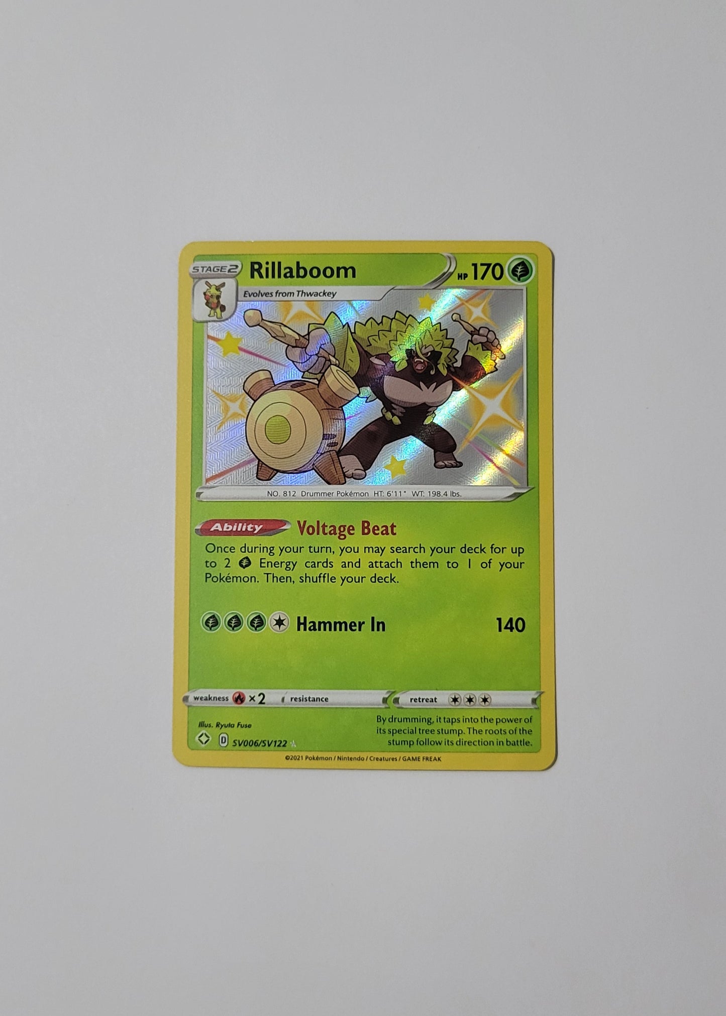 Rillaboom SV006/SV122 - Shining Fates: Shiny Vault
