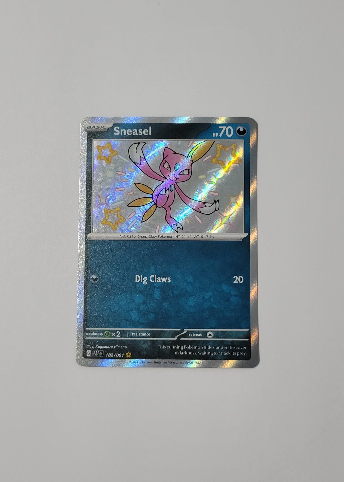 Sneasel 182/091 - Paldean Fates