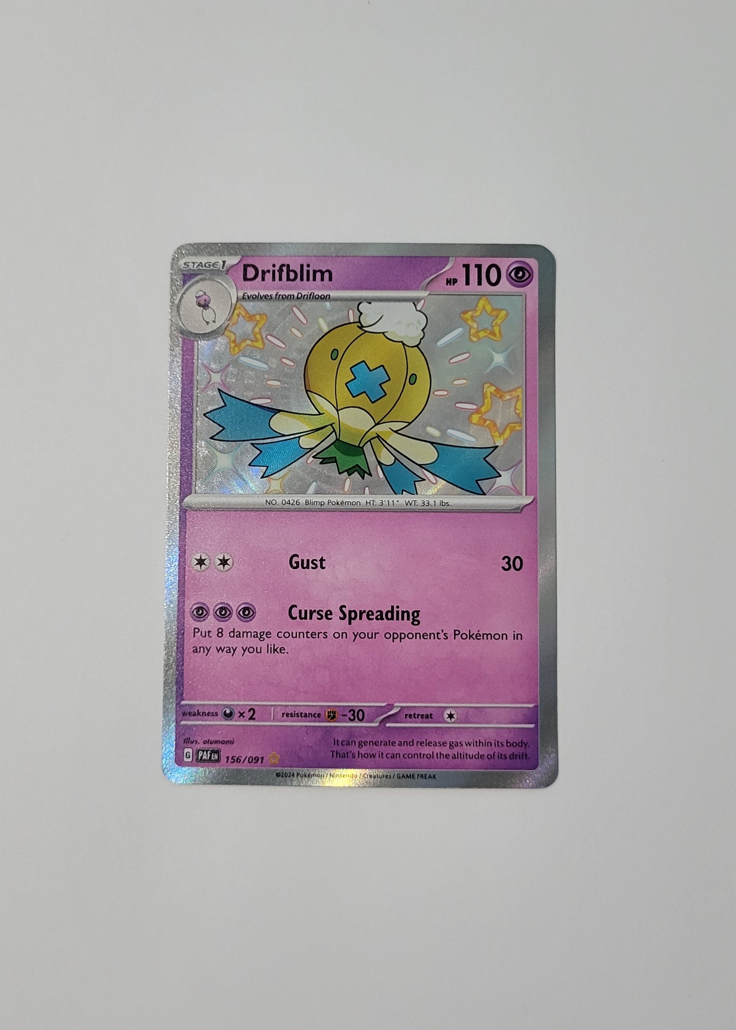 Drifblim 156/091 - Paldean Fates