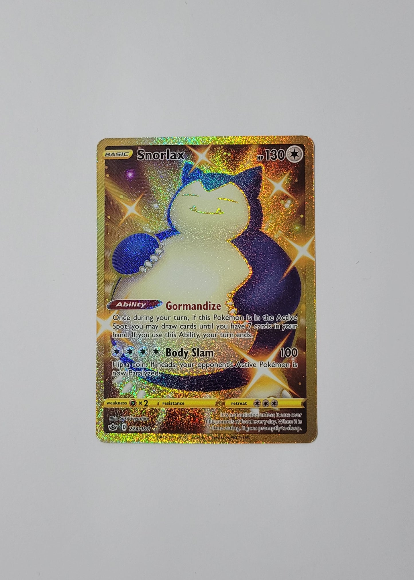 Snorlax 224/198 - Chilling Reign