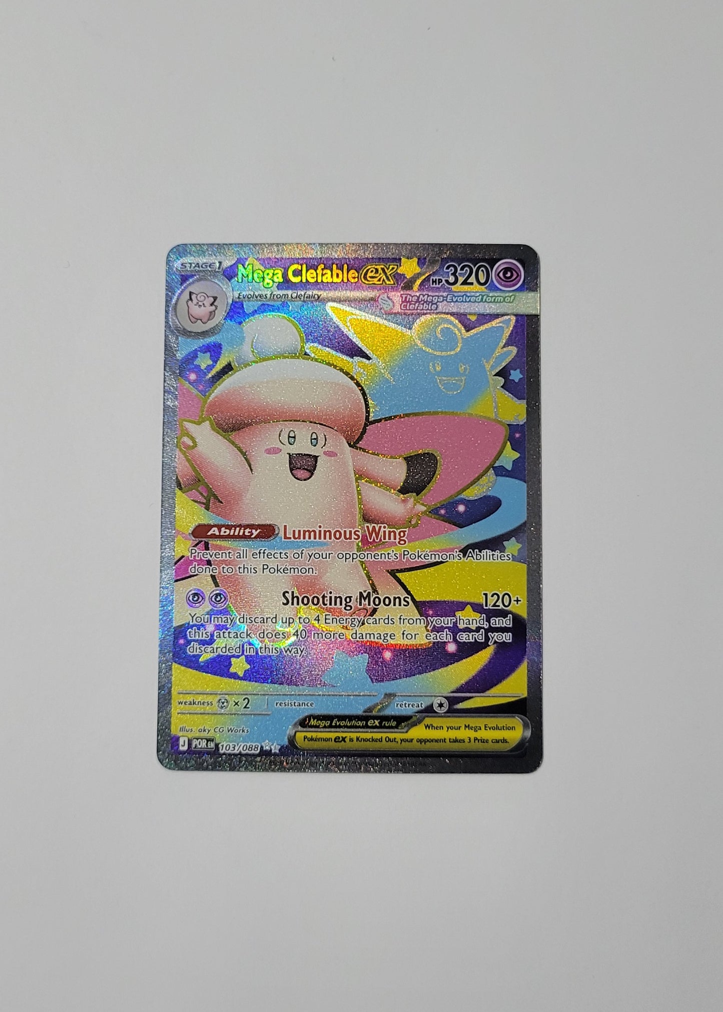 Mega Clefable ex 103/088 - Perfect Order
