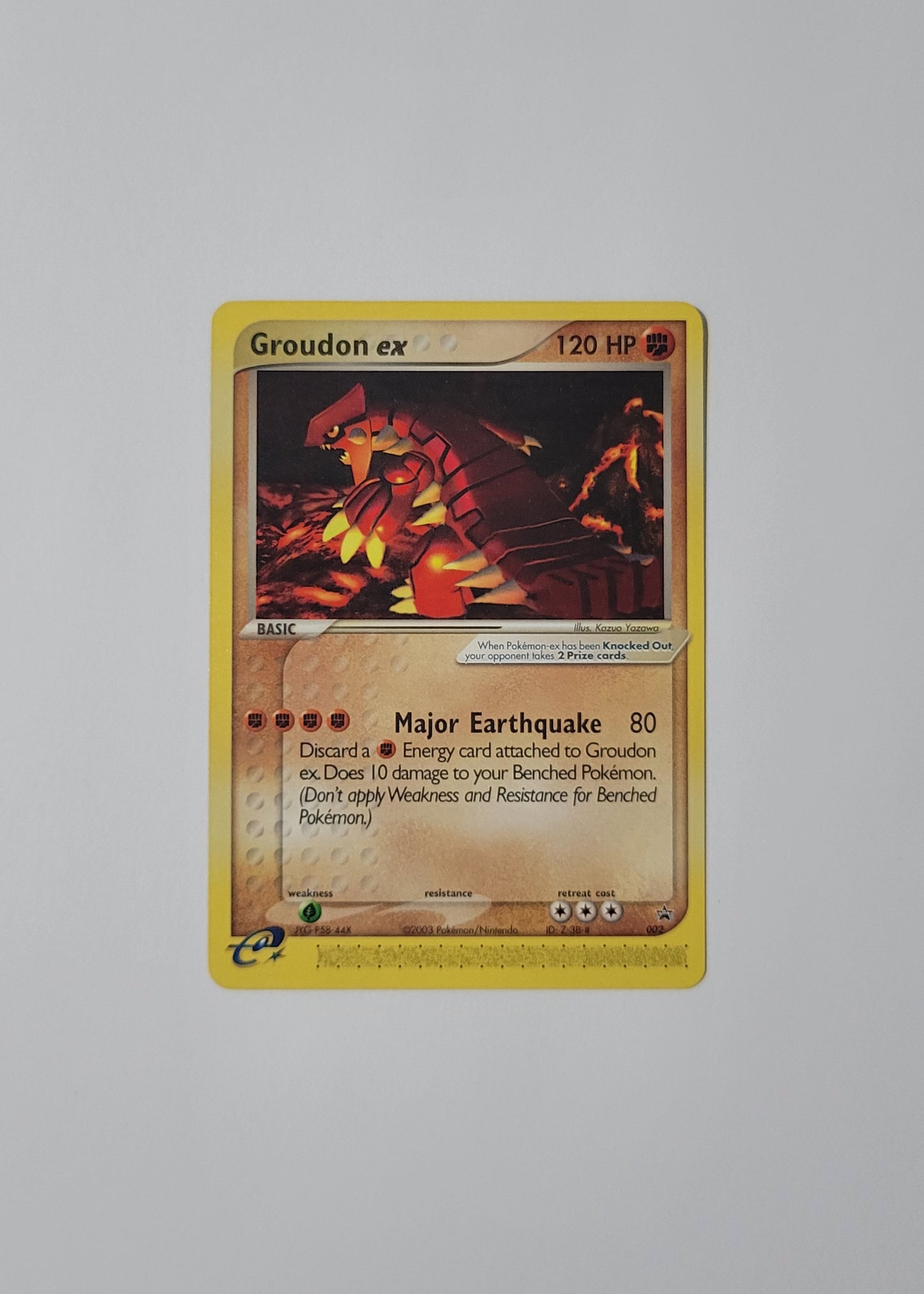 Groudon ex 002 - Black Star Promo