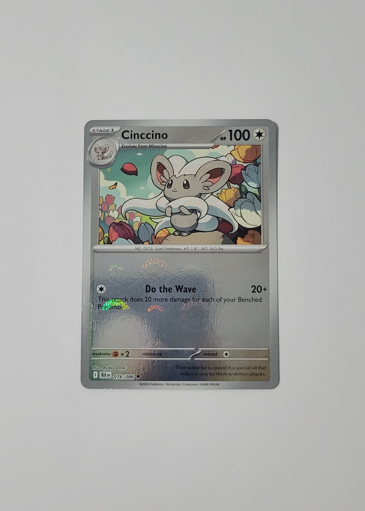 Cinccino 076/086 (Poké Ball) - Black Bolt