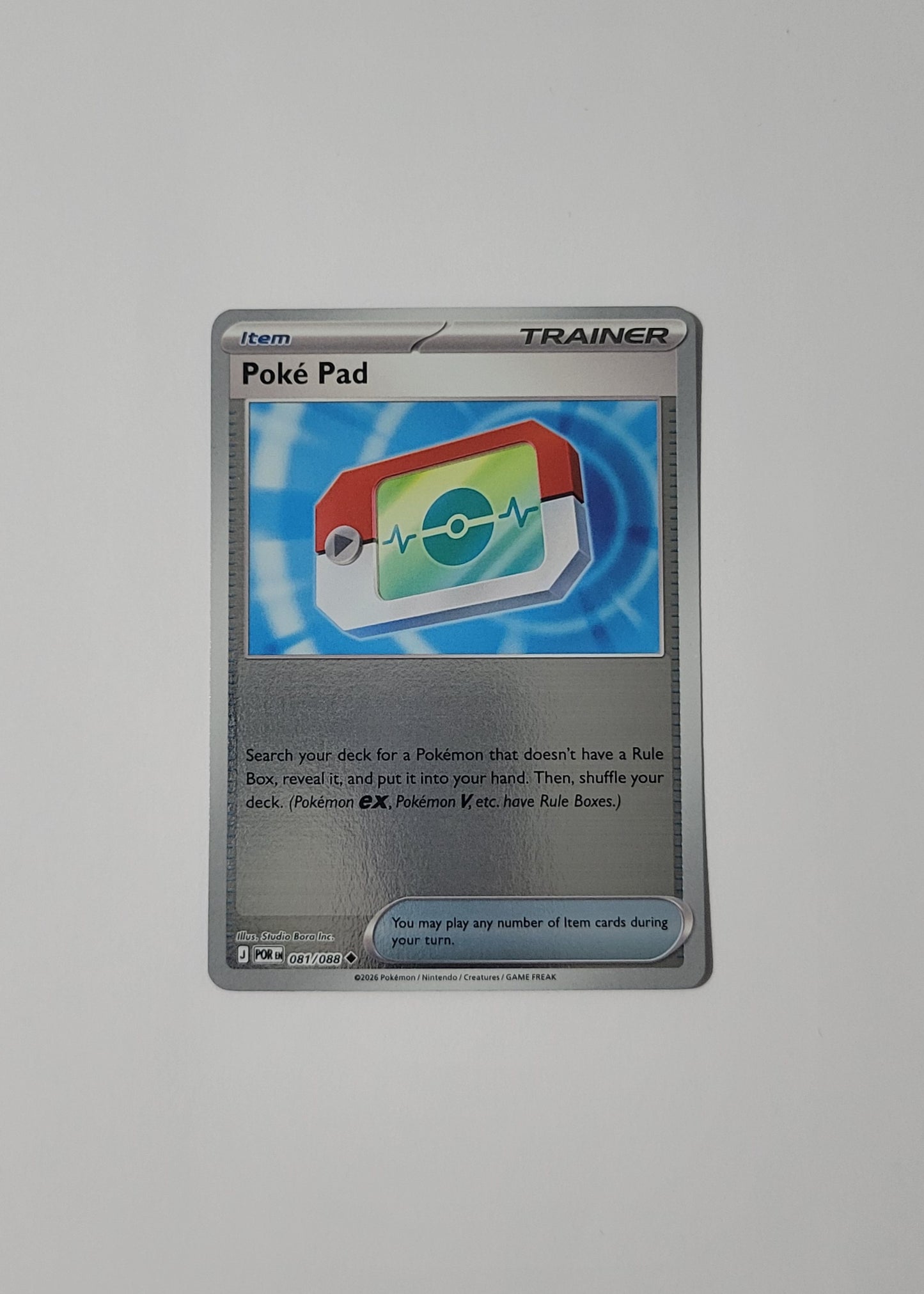 Poké Pad 081/088 (Reverse Holo) - Perfect Order