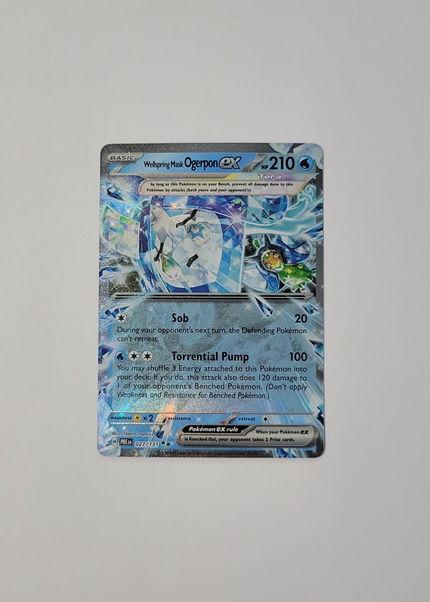 Wellspring Mask Ogerpon ex 027/131 - Prismatic Evolutions