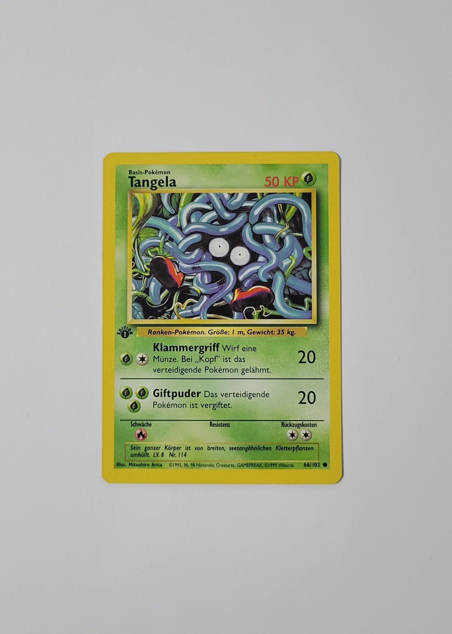Tangela 66/102 - Base Set (German, 1st Edition)