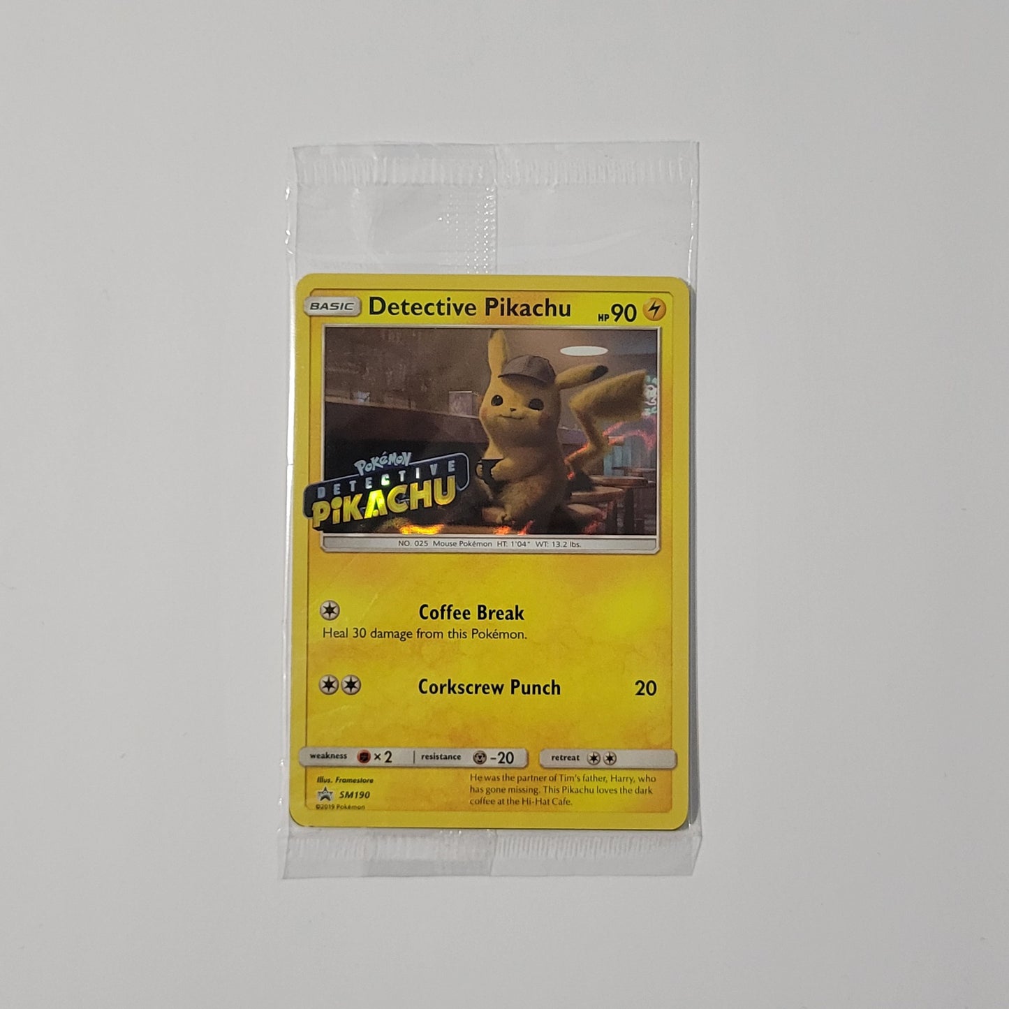 Detective Pikachu SM190 (Sealed) - Black Star Promo