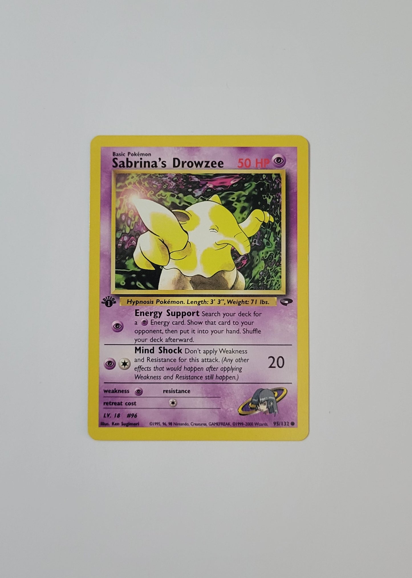 Sabrina's Drowzee 95/132 - Gym Challenge (1st Edition)