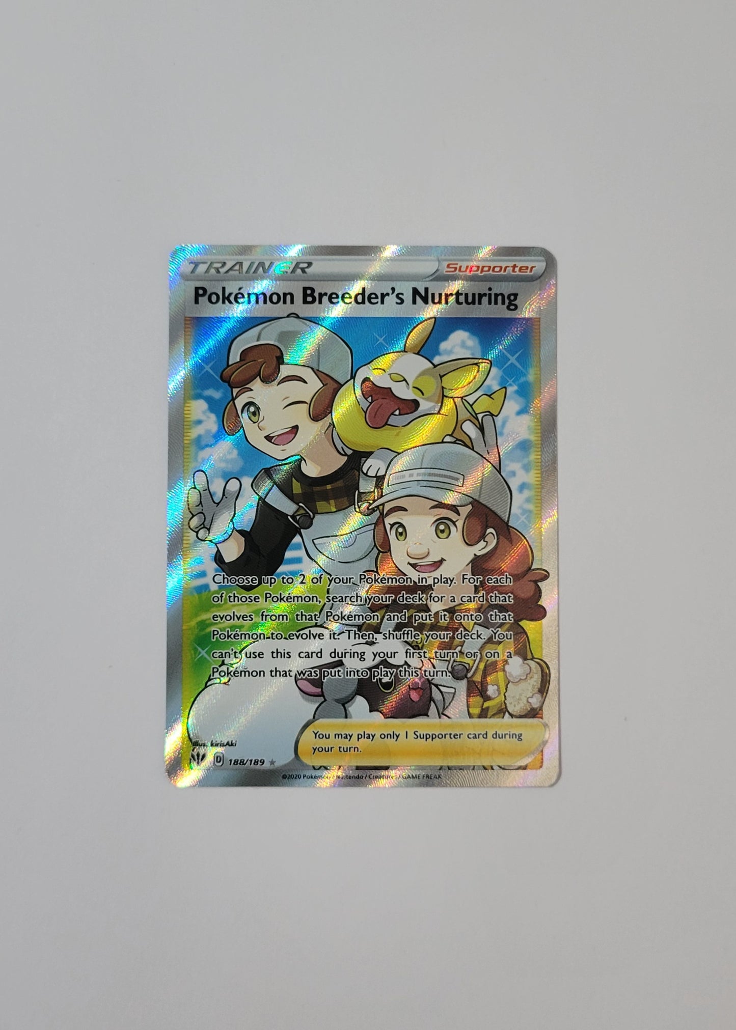 Pokémon Breeder's Nuturing 188/189 - Darkness Ablaze