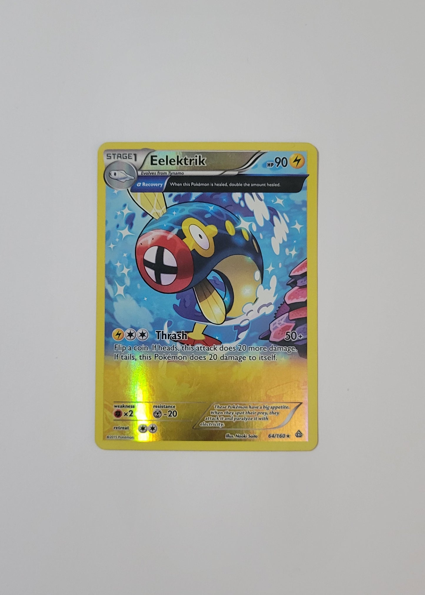 Eelektrik 64/160 (Reverse Holo) - Primal Clash