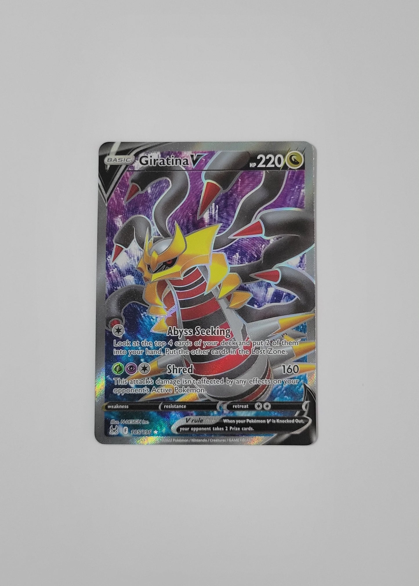 Giratina V 185/196 - Lost Origin