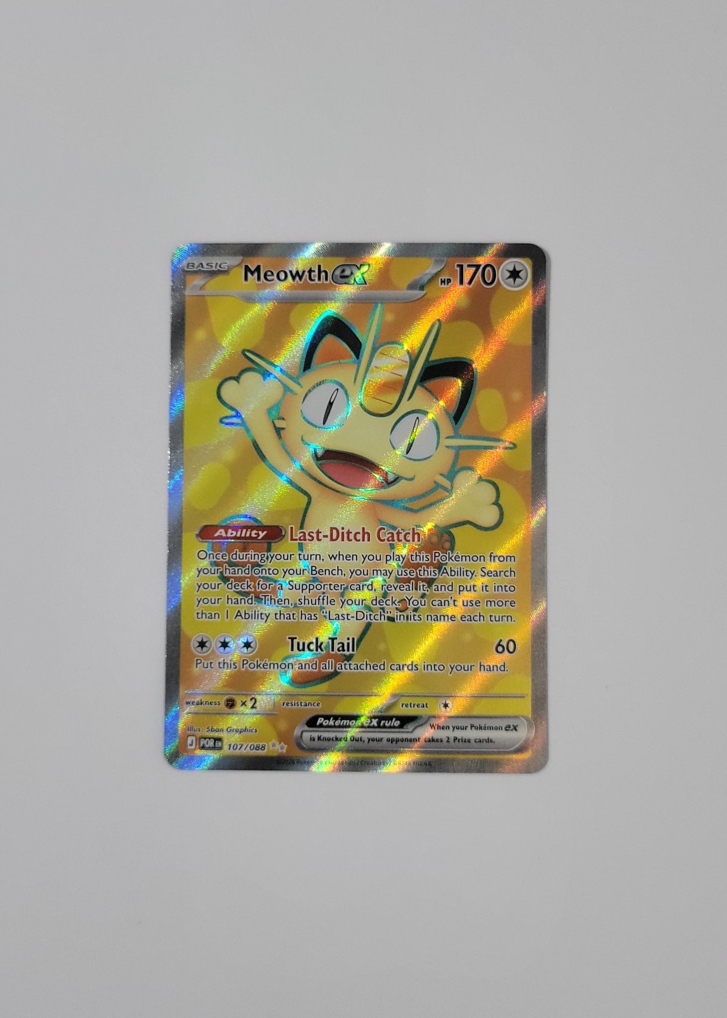 Meowth ex 107/088 - Perfect Order