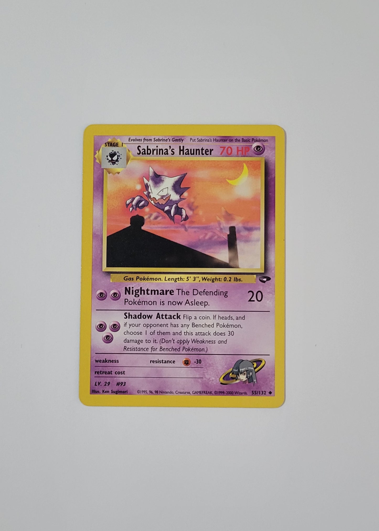 Sabrina's Haunter 55/132 (Non-Holo) - Gym Challenge