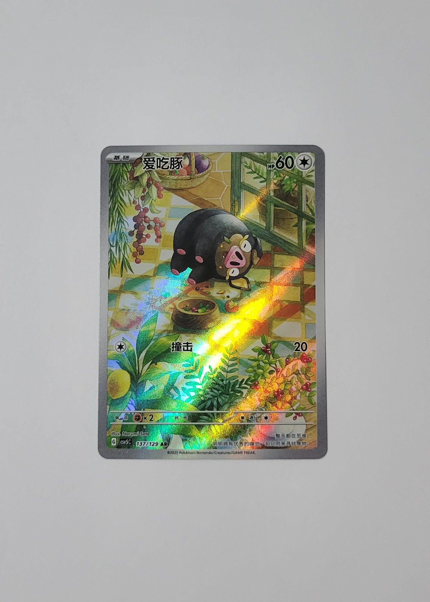 Lechonk 137/129 - Black Crystal Blazing (S-Chinese)