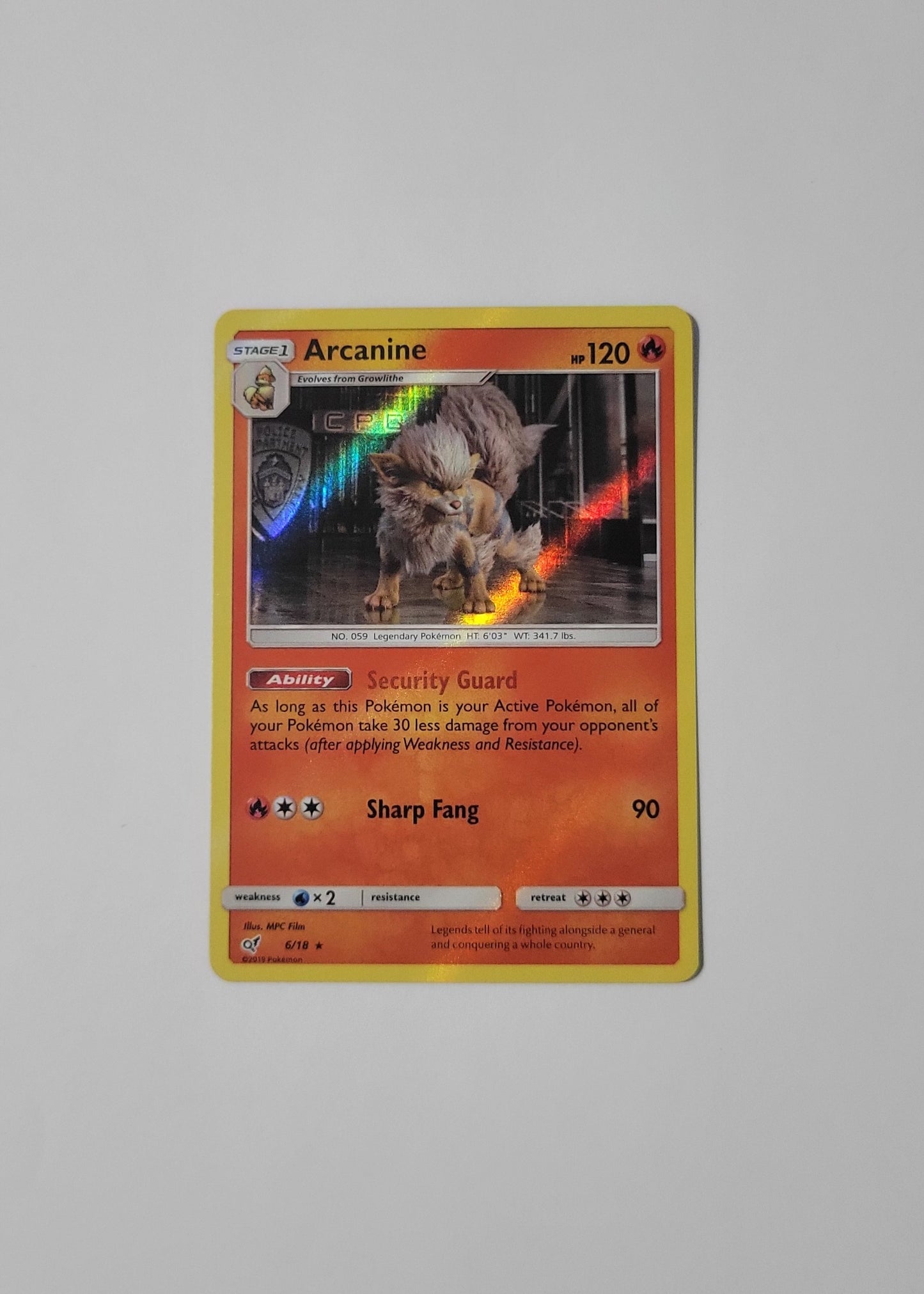 Arcanine 6/18 - Detective Pikachu