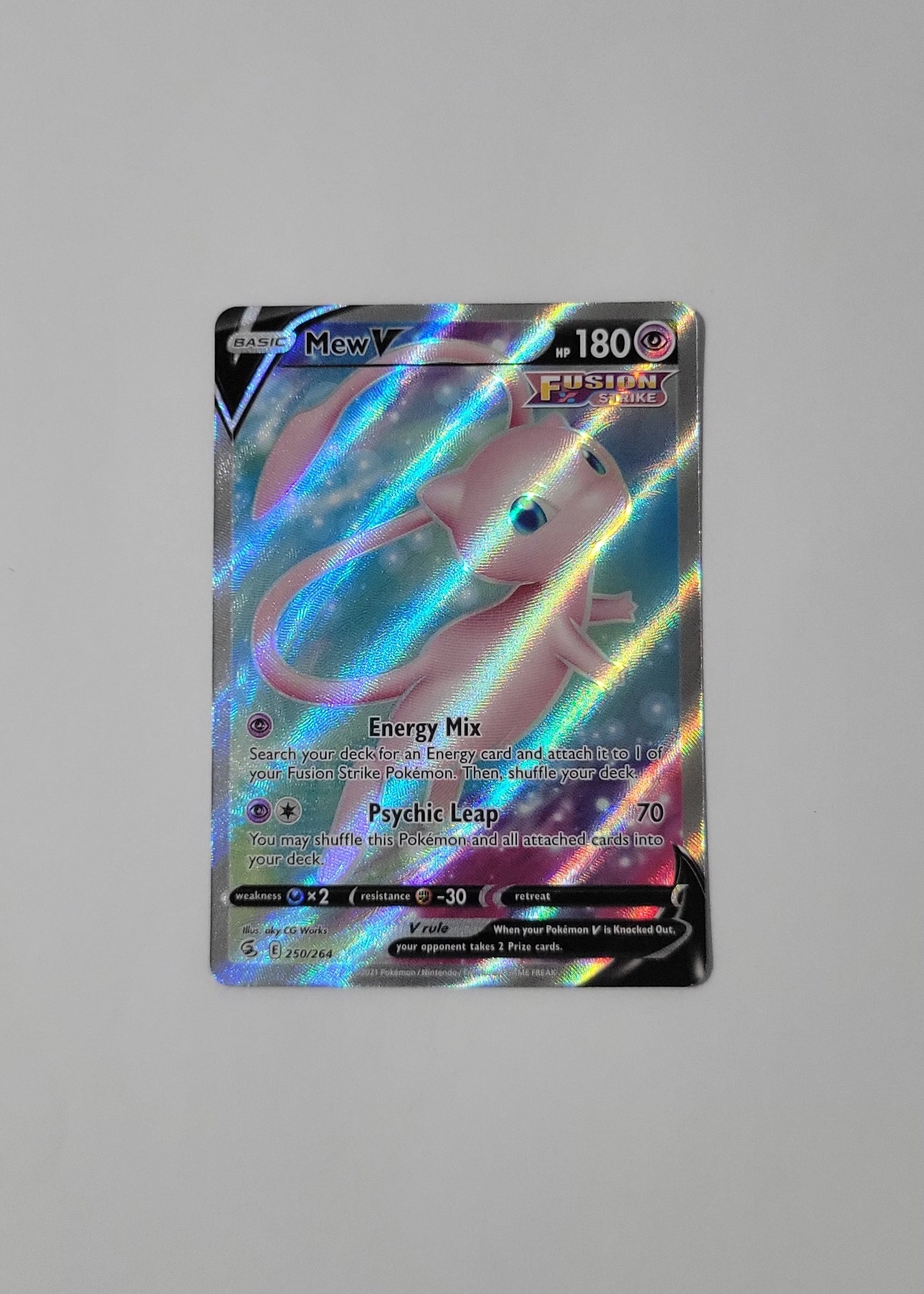 Mew V 250/264 - Fusion Strike