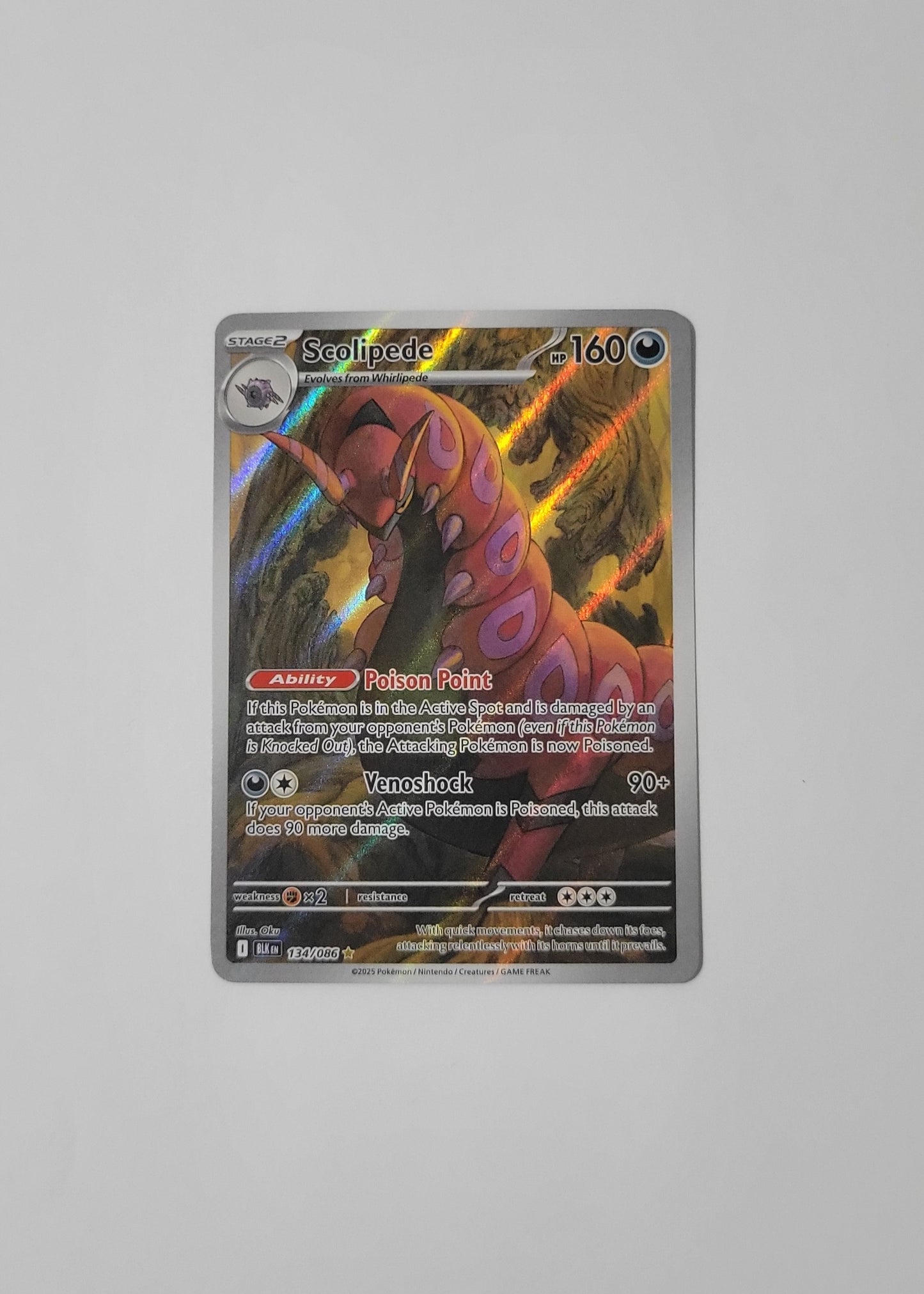 Scolipede 134/086 - Black Bolt