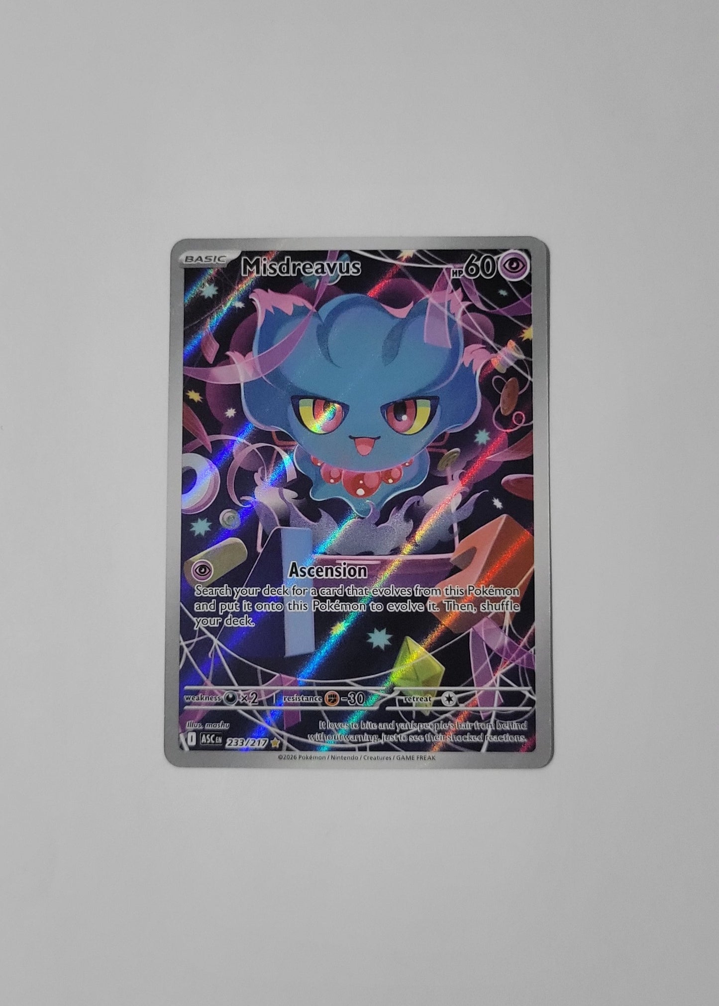 Misdreavus 233/217 - Ascended Heroes