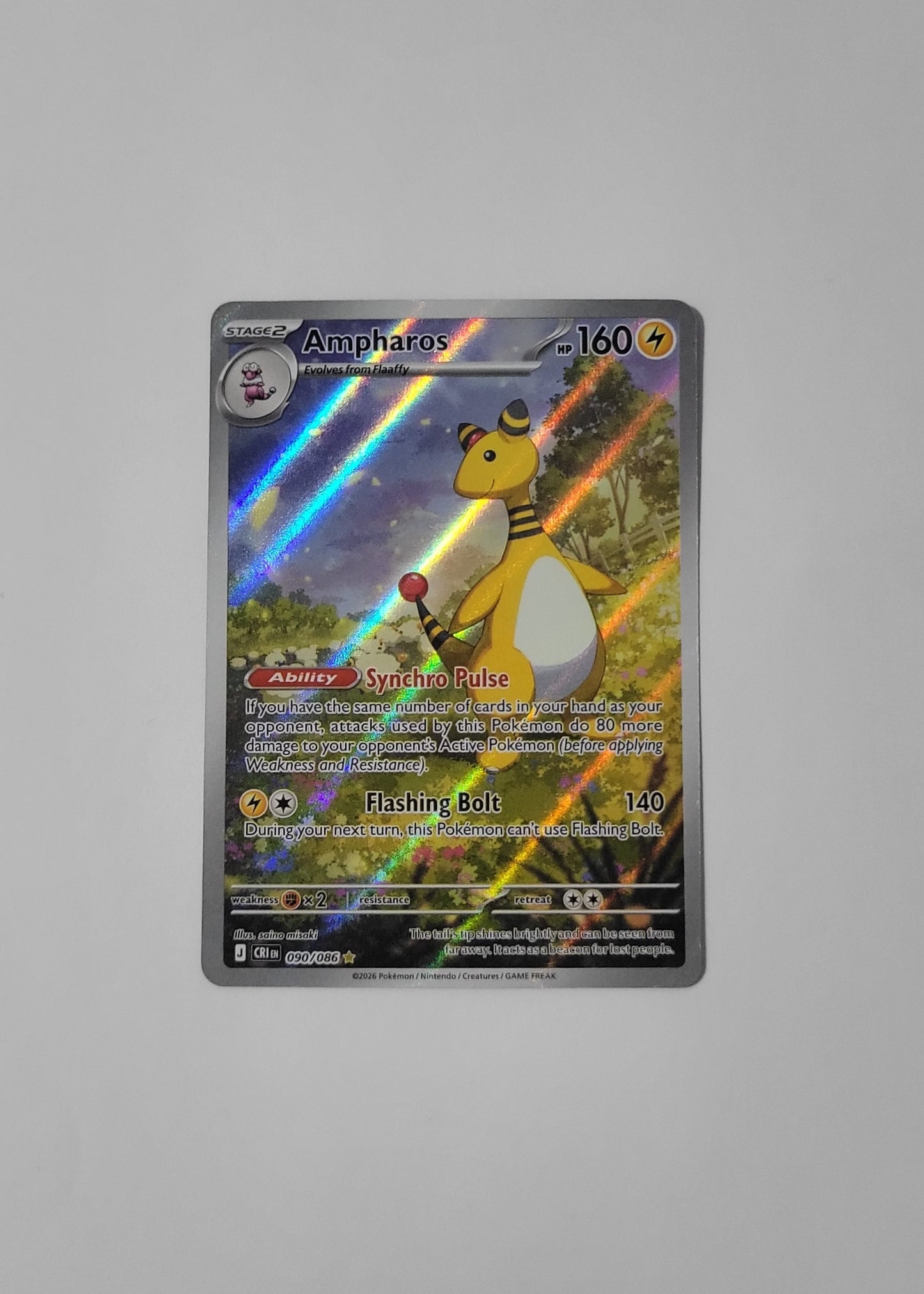 Ampharos 090/086 - Chaos Rising