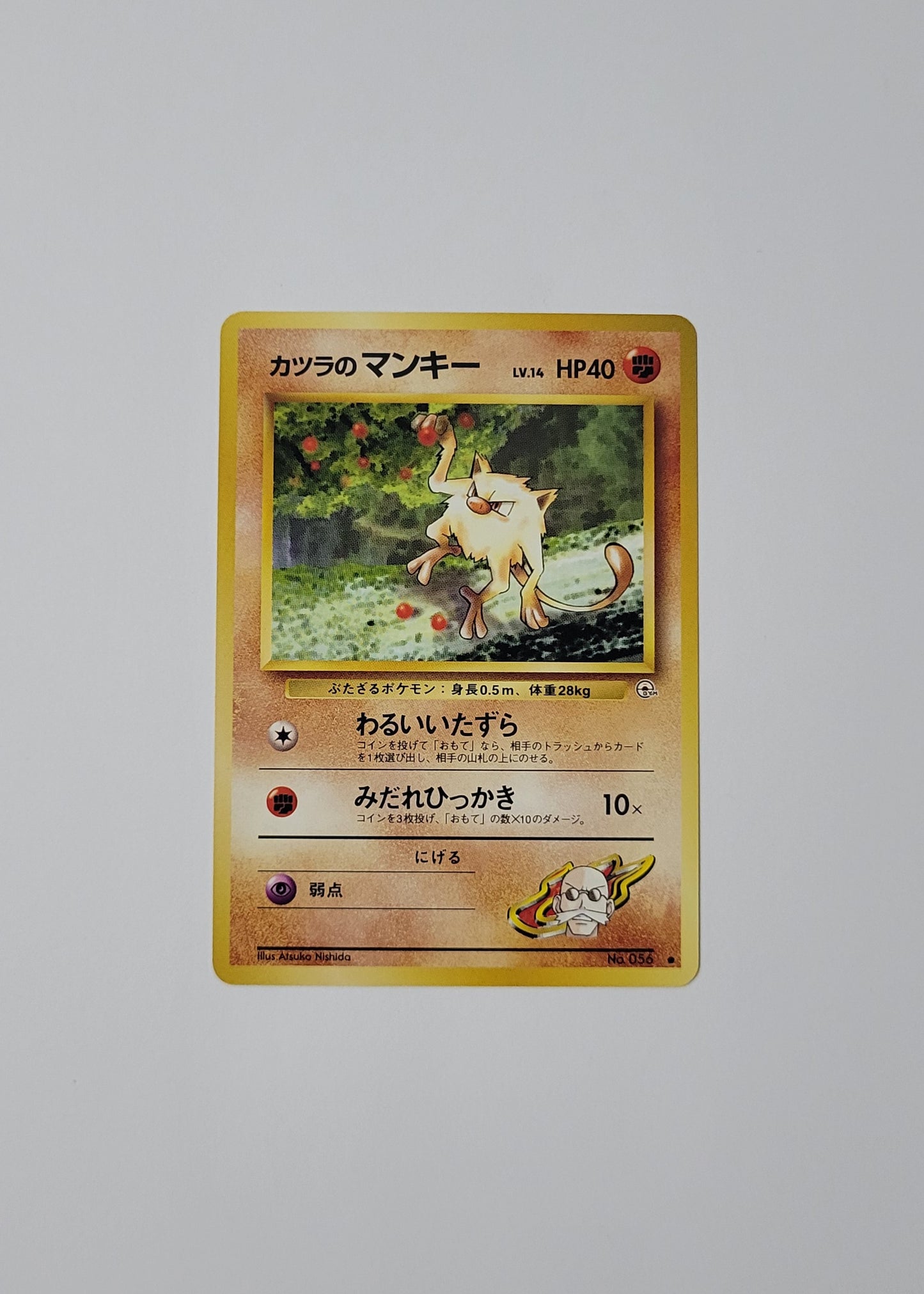 Blaine's Mankey No. 056 - Gym Challenge (Japanese)