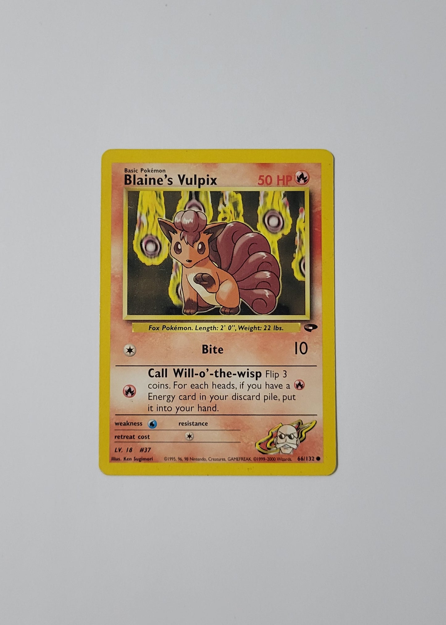 Blaine's Vulpix 66/132 - Gym Challenge