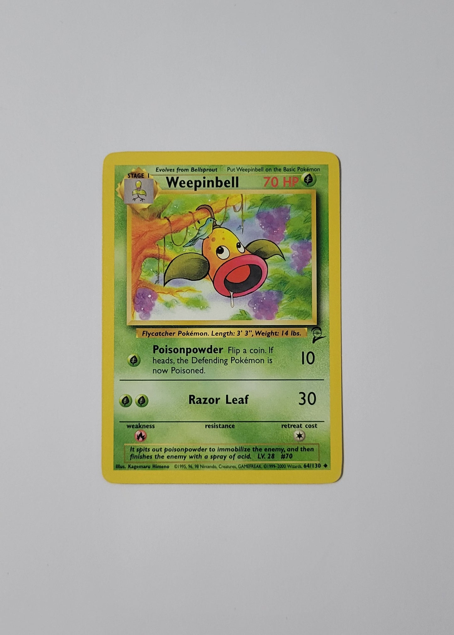 Weepinbell 64/130 - Base Set 2