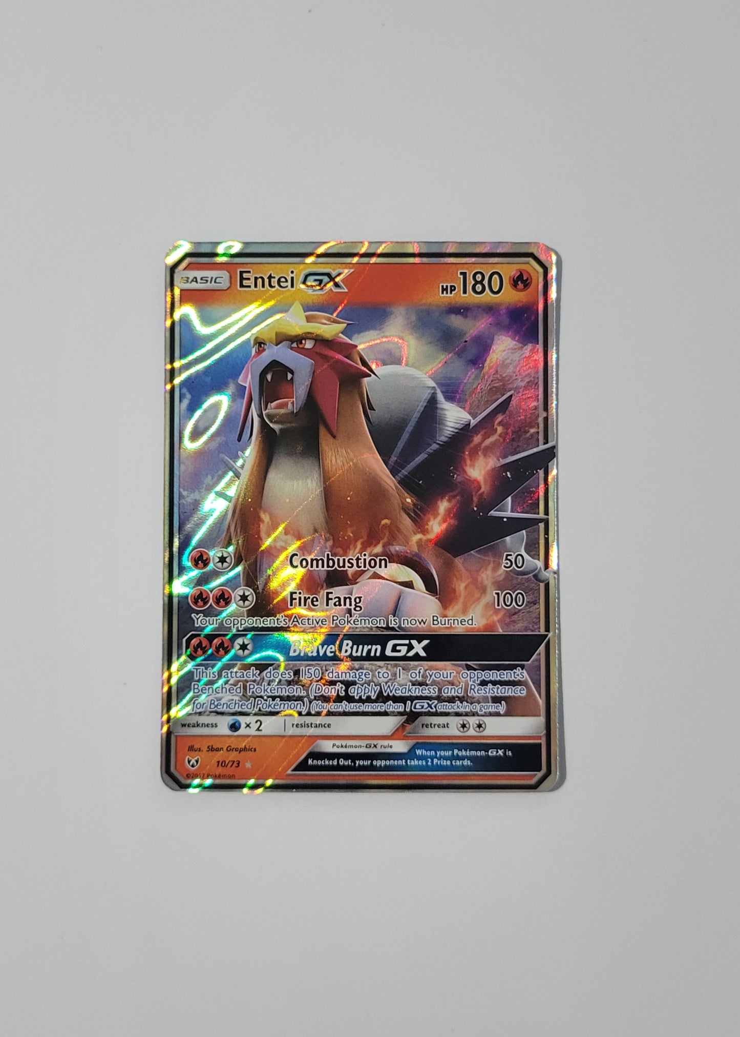 Entei GX 10/73 - Shining Legends