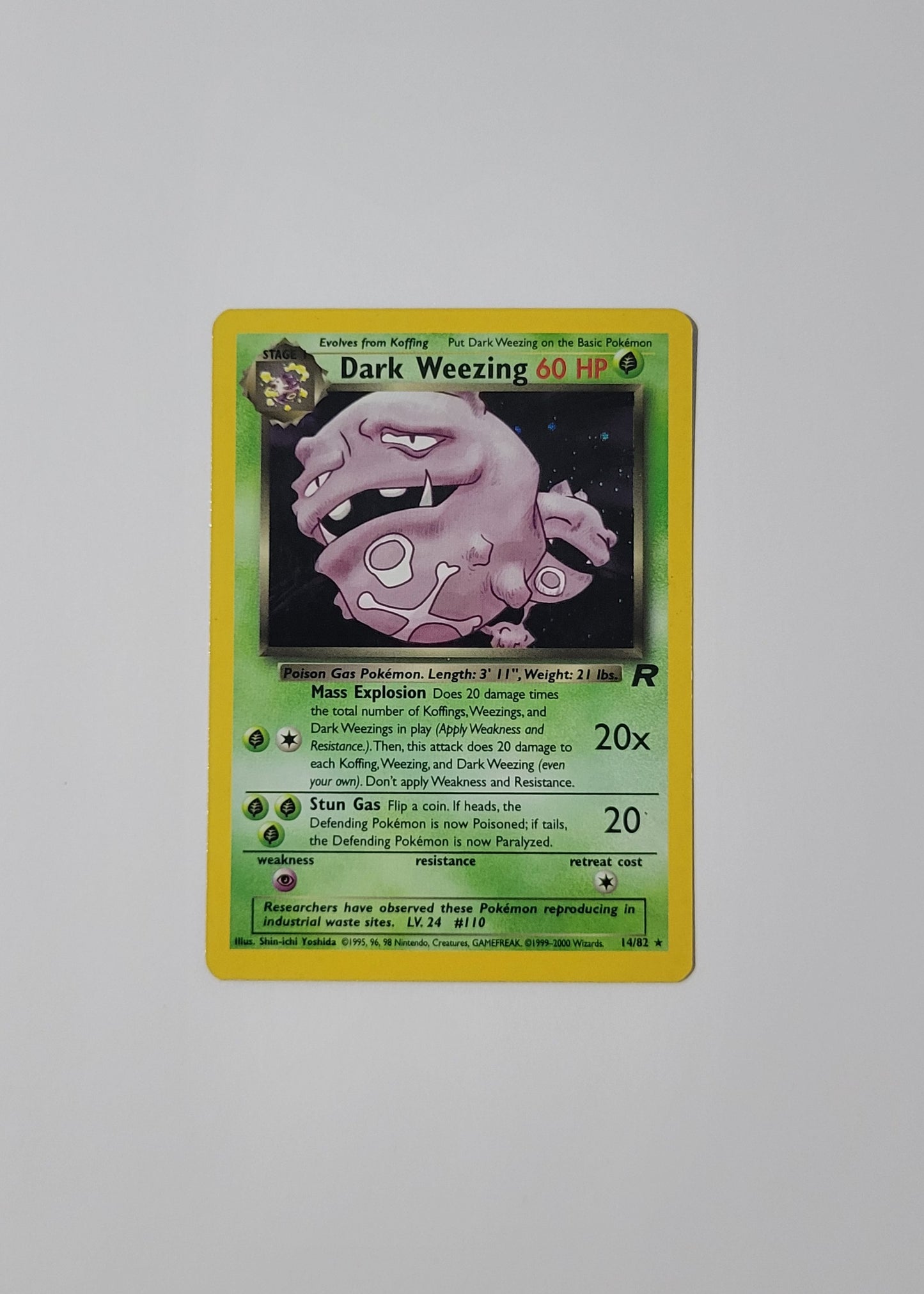 Dark Weezing 14/82 (Holo) - Team Rocket