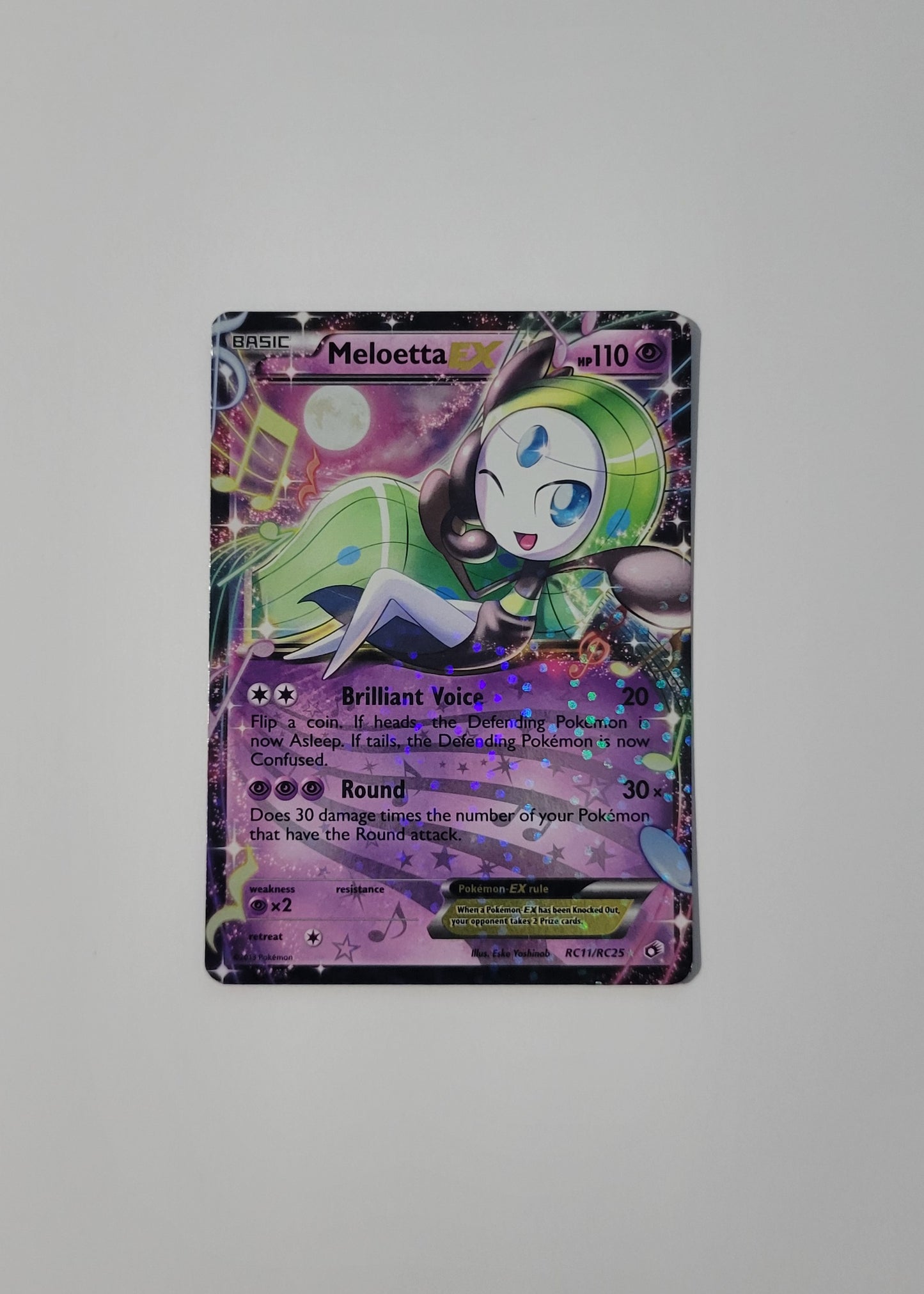Meloetta EX RC11/RC25 - Legendary Treasures: Radiant Collection