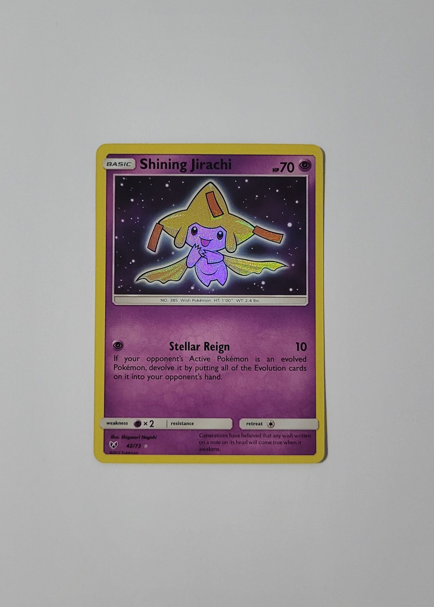 Shining Jirachi 42/73 - Shining Legends