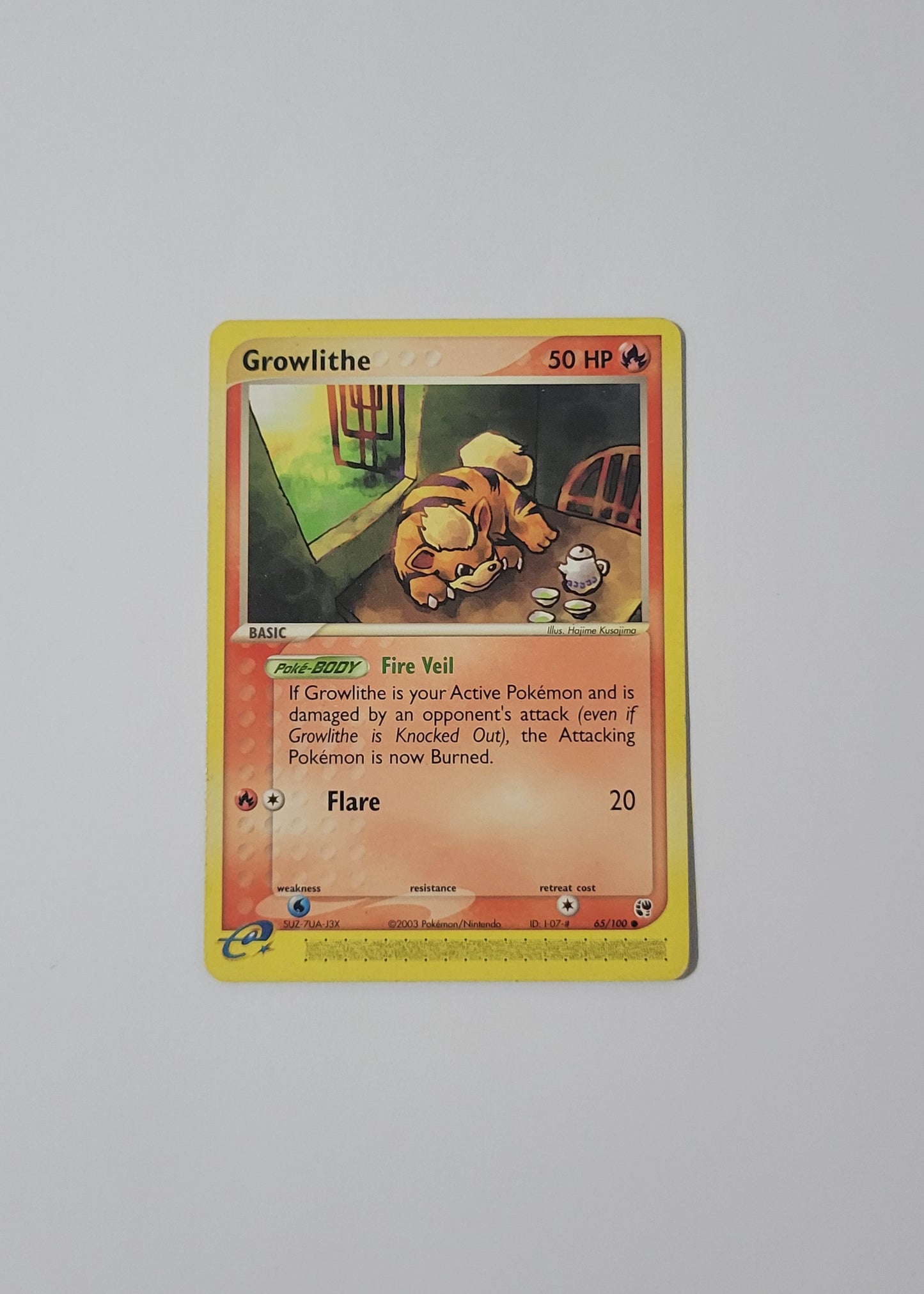Growlithe 65/100 - EX Sandstorm