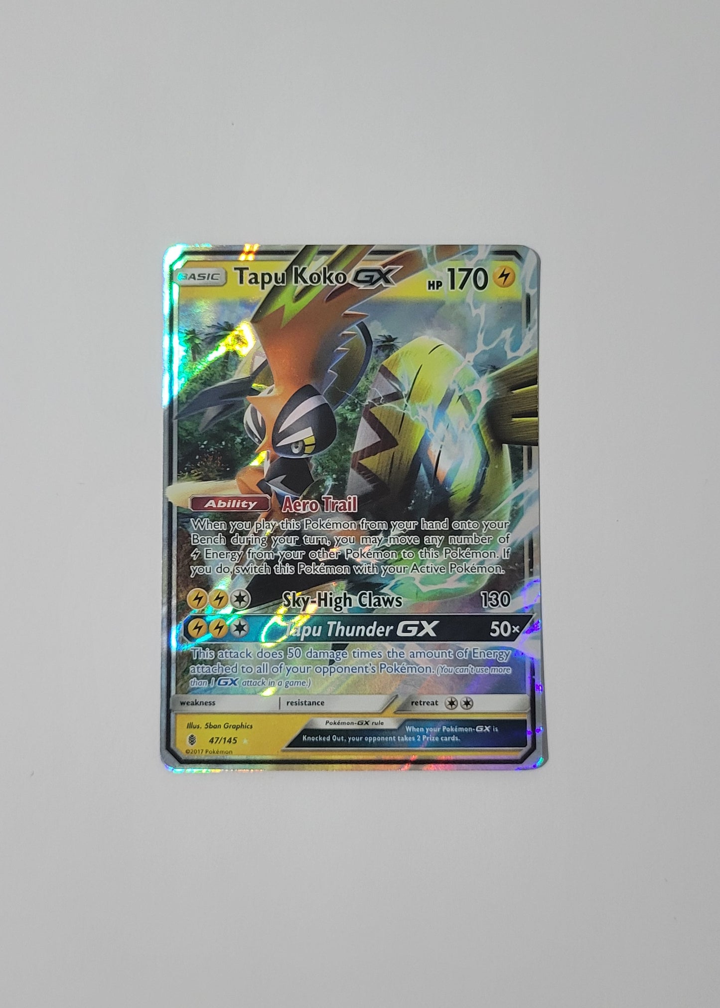Tapu Koko GX 47/145 - Guardians Rising