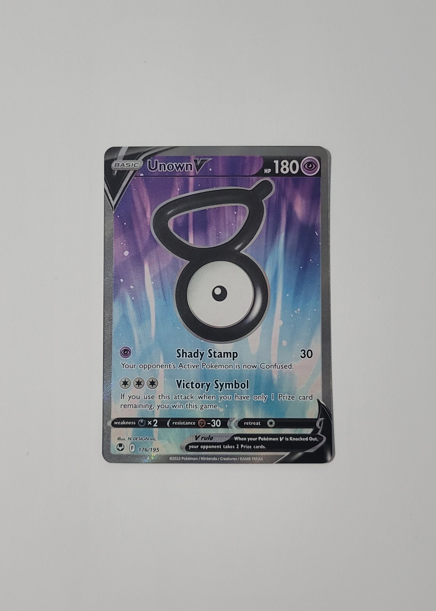 Unown V 176/195- Silver Tempest