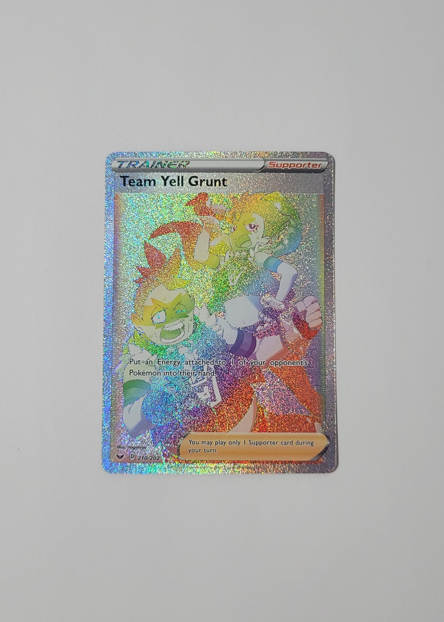 Team Yell Grunt 210/202 - Sword & Shield Base Set