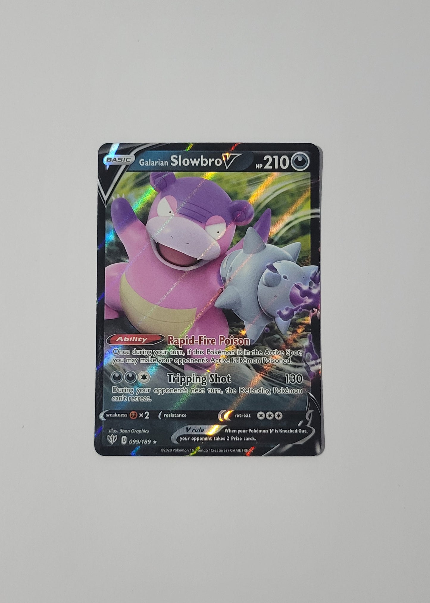 Galarian Slowbro V 099/189 - Darkness Ablaze